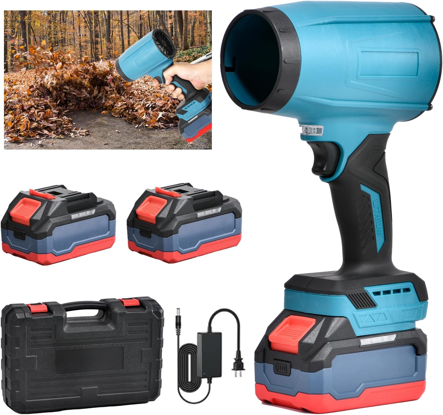 PISTOLA DE AIRE INALAMBRICA BONTHE 21 V 1500 W