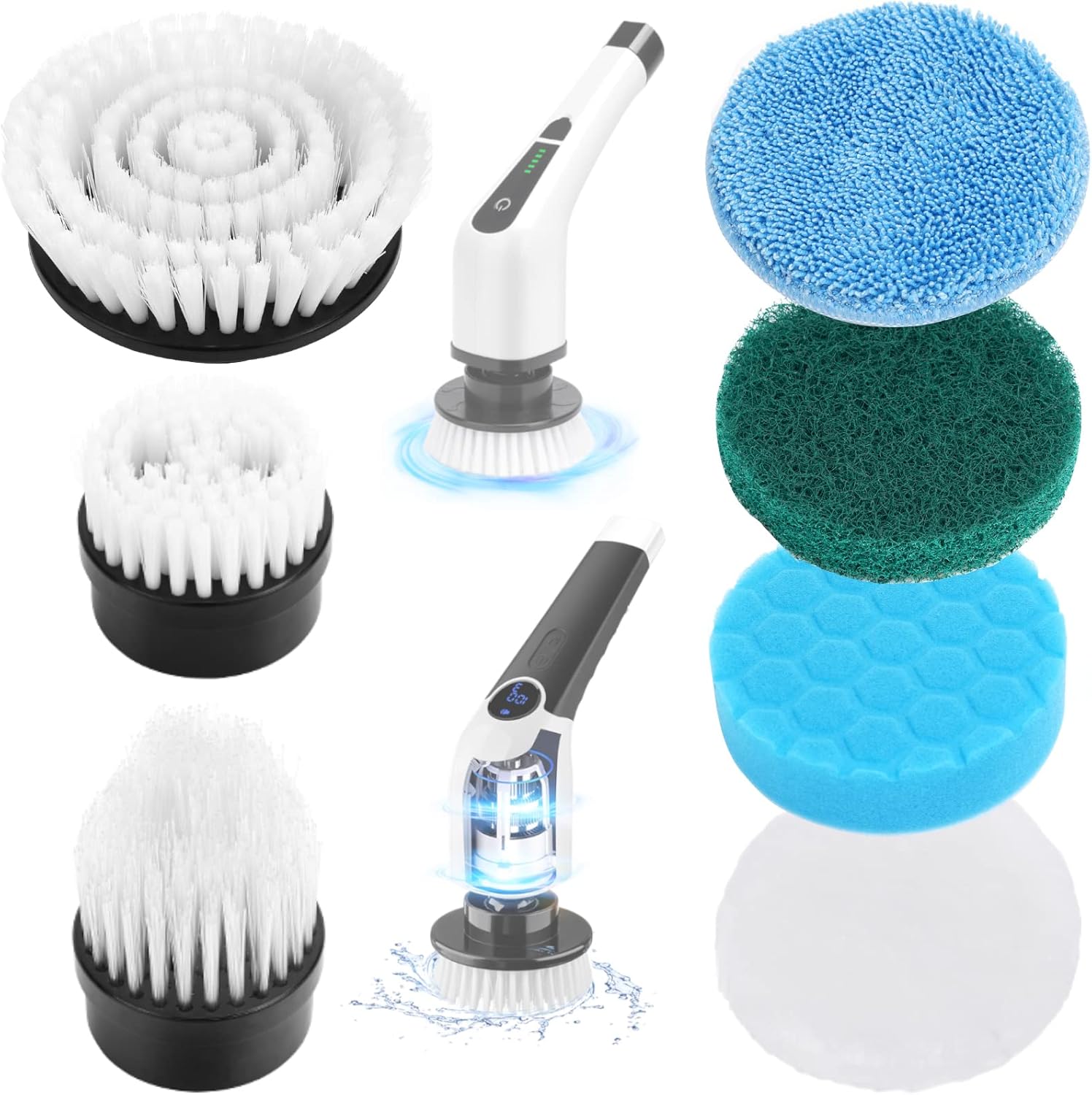 ELECTRIC SPIN SCRUBBER 8 IN 1