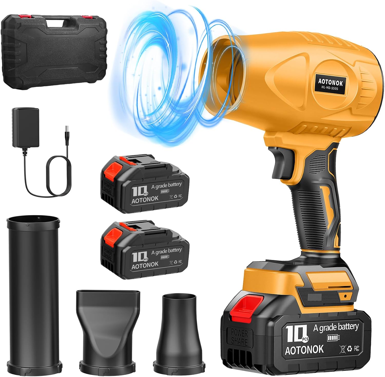 PISTOLA DE AIRE INALAMBRICA BONTHE 20 V 1100 W