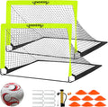 PORTERIA Y BALON DE FUTBOL